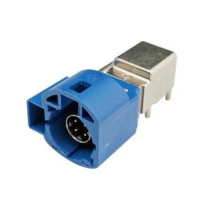 High Speed Data Right Angle Type PCB Mount 4+2 Pin HSD LVDS Cable Connector