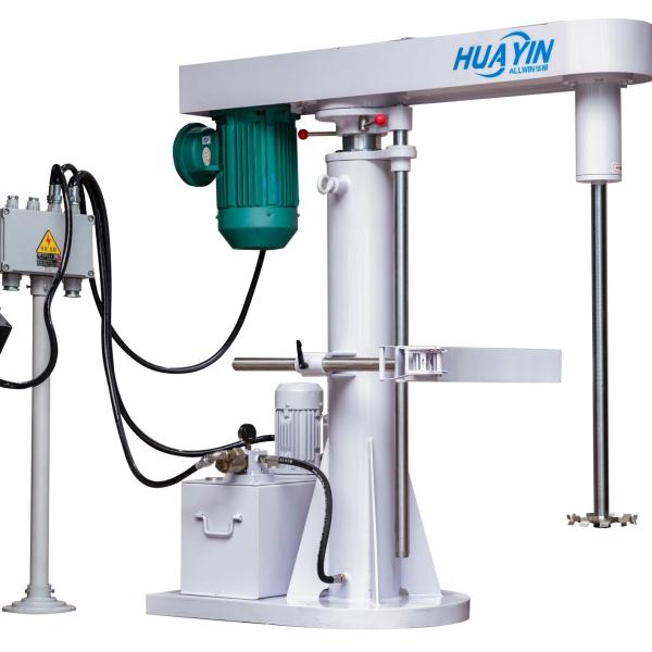 Quality 7.5-22kW Hydraulic lift Indurstial Liquid Dispersion Piant,Ink Chemical,Paper Making High Speed Dispersing wholesale