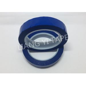 High Performance Adhesive Polyester Tape , Flame Retardant Blue Insulation Tape
