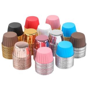 High Temperature Resistant Rolling Mouth Muffin Cup Cake Baking Molds Multi