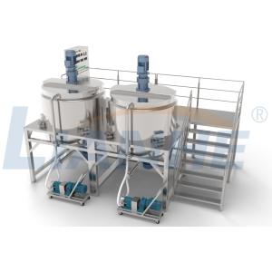 2000L Shampoo Shower Gel Making Machine Hand Sanitizer Homogenizer Mixer