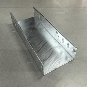 Silver Hot Dipped Galvanized Cable Tray With Non Flammable Fire Resistance 50mm