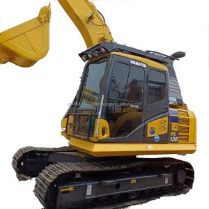 Cheap Shanghai good used excavator Komatsu PC130 with 13000 KG weight and 48 kw power for sale