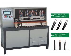 China SPT Wire Stripping Device , Tinning And Cutting Cable Twisting Machine on sale