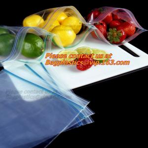 resealable, reclosable trasnparent freezer plastic k bag, Reclosable Grip Zip