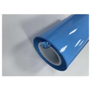 China 80 μm High Density Polyethylene Film Blue UV Cured Silicone Coating Film No Silicone Transfer No Residuals on sale