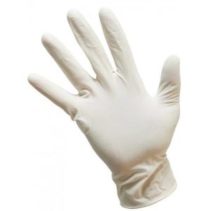 China White Disposable Medical Latex Gloves on sale