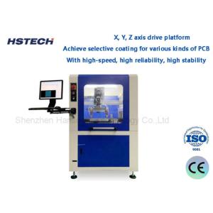 Cheap X, Y, Z Axis Drive Platform High-Speed High Reliability High Stability 3Axis Selective Coating Machine for sale