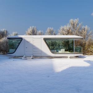 Modern And Stylish Prefabricated Luxury Tiny House Capsule 10T With Smart System