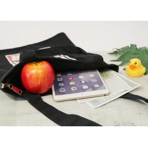 Heat Transfer Recyclable Tote Bag , Cartoon Canvas Tote Bags With Zipper