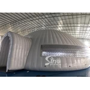 Blow Up Airtight White Weding Inflatable Igloo Dome Tent With Transparent