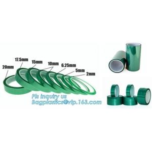 Green PET High Temperature Silicone Adhesive polyester Tape,Green PET Masking