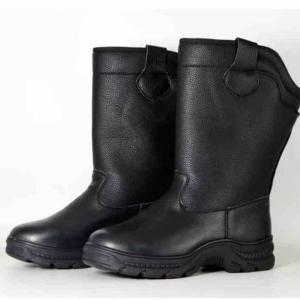 China Plus Velvet Genuine Leather Martin Boots Warm Cotton Boots Autumn And Winter Riding on sale