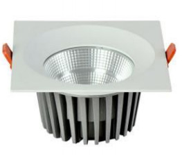 square 3 inch 4inch 5inch 6inch LED ceiling recessed cob downlight with 60º/120º