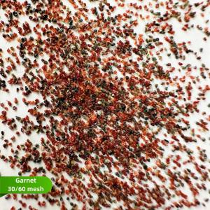 China Garnet Sand abrasive 30/60 for Sandblasting: Natural Abrasive medium, Mohs 7.0-7.5, Sa2.5-3 on sale