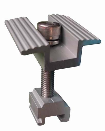 Quality Mid Clamp Solar Roof Mounting Systems Accessories Alloy 6005 - T5 wholesale