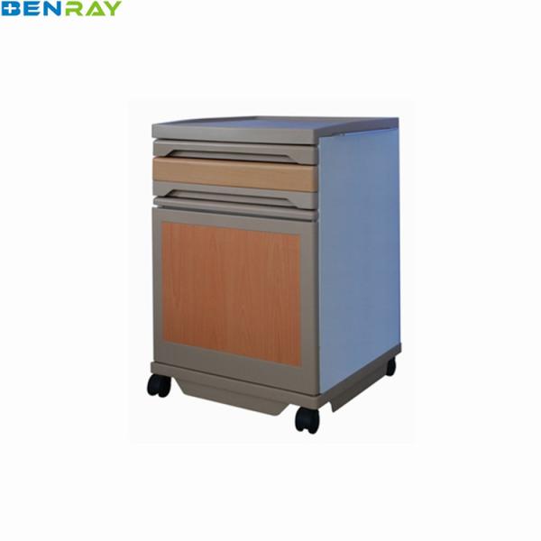 Quality Hospital Medical Bed Side  Cabinet Locker  With Towel Hanger wholesale