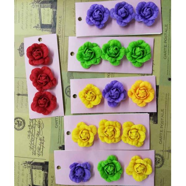 Quality Eco - Friendly Fabric Flower Accessories Customized Size Felt Material wholesale