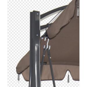 220G Polyester Cushion Garden Textilene Hammock With Canopy