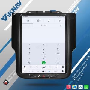 VIKNAV 10.5 Inch Touch Screen 8 Core Android Car Radio For Dodge Ram 1500 2013