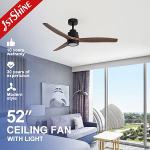 Cheap Lower Noise 52 Inch Ceiling Fan with 6 Speed Choice Smart Remote Control and DC Power Source for sale
