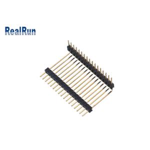 LCP PA6T PCB Plastic Header Connector Right Angle Single Row SGS