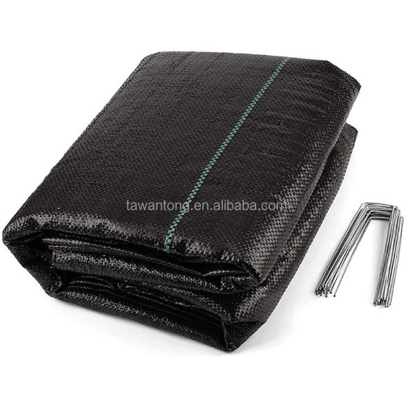 Quality Black PP Woven Geotextile Used in Agriculture with Online Technical Support wholesale