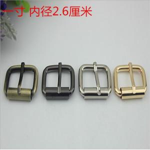 China Bag Hardware 26 MM Iron Shiny Nickel Plating Roller Pin Buckle for handbag on sale