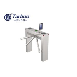 Security Electronic Tripod Turnstile Gate RFID System For Supermarket Entrance