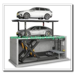 Cheap Scissor Type Vertical Car Stacker/ Double Stack Parking System Scissor Type Car Parking Platforms for sale