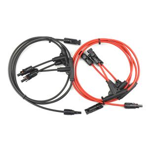 Solar Panel Parallel Connection Y Branch Connector PV Male And Female