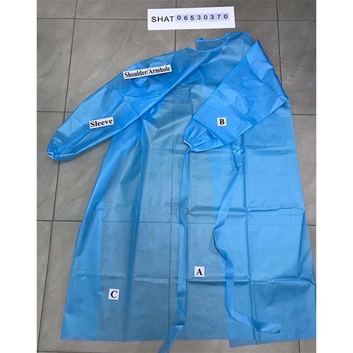 Quality Breathable light Non Sterile TUP Protective Surgical Gown wholesale