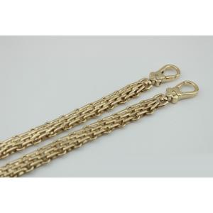 New product design zinc alloy snap hooks match 120 mm iron material gold chain