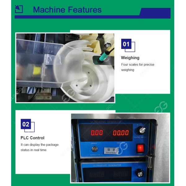 Automatic Ultrasonic Sealing Triangle Tea Bag Packing Machine