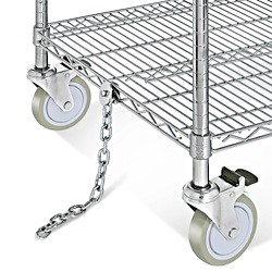 Electroplate Surface SS201 SS304 Antistatic ESD Storage Shelves