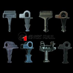 Pre Embedded Rail Shoulder , Rail Fasteners For Elastic Rail Clips
