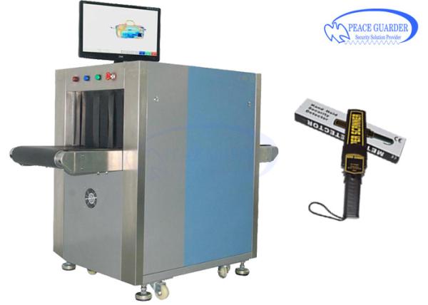 Quality Supermarket Check Tunel X Ray Baggage Scanners English / Chinese Language With LCD Monitor wholesale
