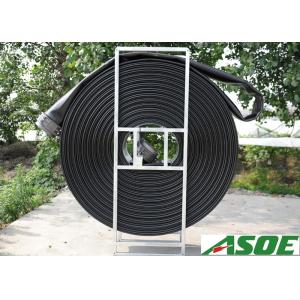 Cheap 200m Lay Flat Water Transfer Hose , Clear Polythene Layflat Tubing With Couplings for sale
