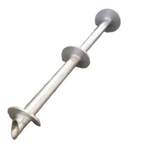 Helix Blade Helical Tieback Solar Panel Ground Construction Screw Pile