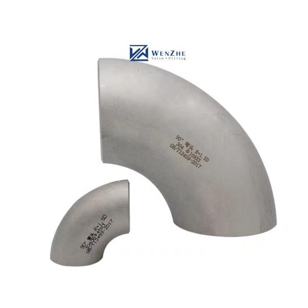 Stainless Steel 304 316 316L 90 Degree Butt Welded Elbow Connection 1"-4" DN25-DN100