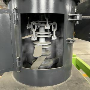 3Ton 11Kw Fertilizer Processing Machine Vertical Crusher With Chain Structure