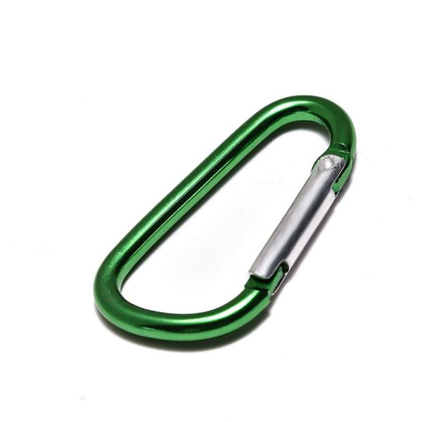 5cm D Shape Aluminum Round Carabiner Outdoor Spring Snap Hooks and Sturdy for Outdoor
