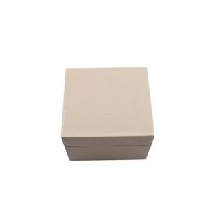 High Gloss Finish Wooden Ring Box With Polished Custom Logo Single Ring Box