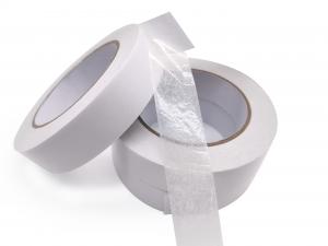 Cheap Weather Resistant Double Sided Tissue Tape Cotton Paper Excellent Shear Stability for sale