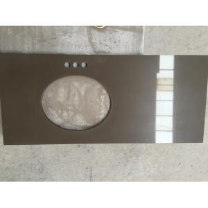 Modern Style Solid Stone Countertops 93% Natural Quartz Composition