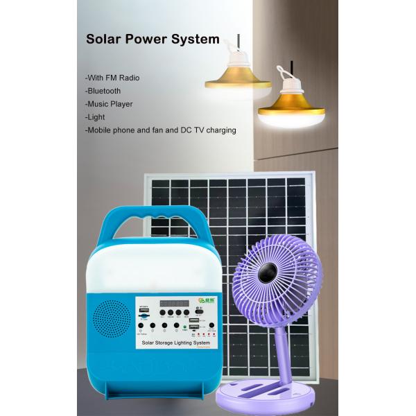 Portable Power Stations Solar Light Kits LiFePO4 Battery Mobile Electric With Usb