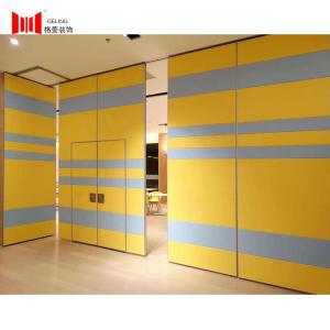 Modern Dry Leather Folding Wall Partition Soundproof Movable