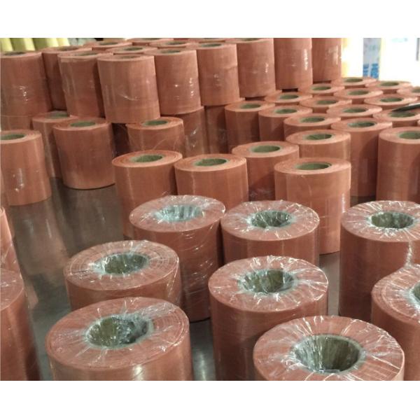 Decorative Guarding 0.1mm-4mm Knitted Copper Wire Mesh Faraday Cage Wire Mesh