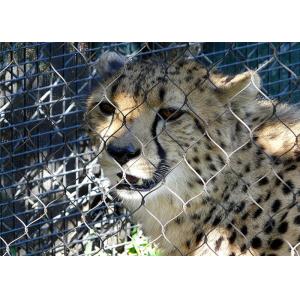 7x7 Knotted SS Wire Rope Zoo Mesh Animal Enclosure