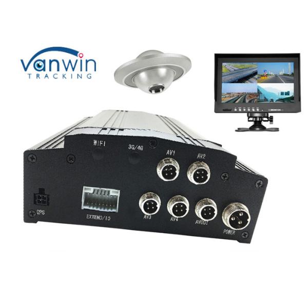 4CH HDD GPS Basic black box car digital video recorder , Vehicle Mobile DVR SD